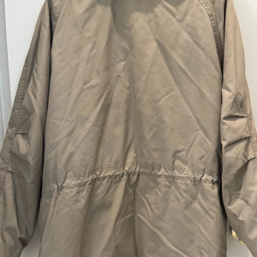 Vintage London Fog Men’s Overcoat Car Coat 40R Tan Lined 1970s USA - Picture 7 of 8